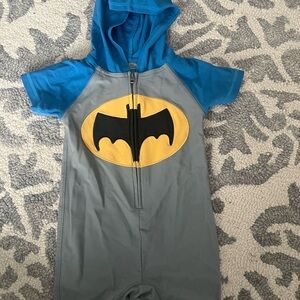 GAP Baby Blue and Gray Romper